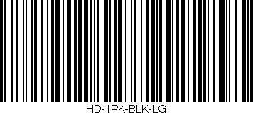 Código de barras (EAN, GTIN, SKU, ISBN): 'HD-1PK-BLK-LG'