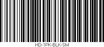 Código de barras (EAN, GTIN, SKU, ISBN): 'HD-1PK-BLK-SM'