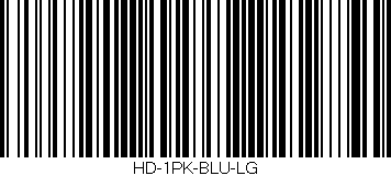 Código de barras (EAN, GTIN, SKU, ISBN): 'HD-1PK-BLU-LG'