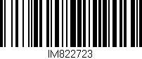 Código de barras (EAN, GTIN, SKU, ISBN): 'IM822723'