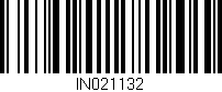 Código de barras (EAN, GTIN, SKU, ISBN): 'IN021132'