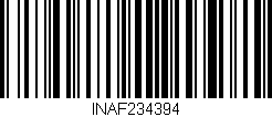 Código de barras (EAN, GTIN, SKU, ISBN): 'INAF234394'