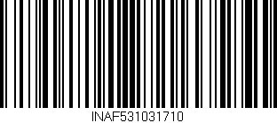 Código de barras (EAN, GTIN, SKU, ISBN): 'INAF531031710'