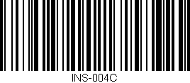 Código de barras (EAN, GTIN, SKU, ISBN): 'INS-004C'