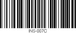 Código de barras (EAN, GTIN, SKU, ISBN): 'INS-007C'