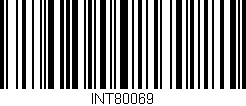 Código de barras (EAN, GTIN, SKU, ISBN): 'INT80069'