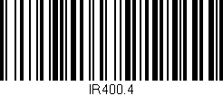Código de barras (EAN, GTIN, SKU, ISBN): 'IR400.4'