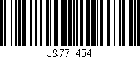 Código de barras (EAN, GTIN, SKU, ISBN): 'J&771454'