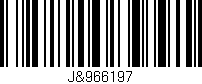 Código de barras (EAN, GTIN, SKU, ISBN): 'J&966197'