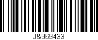 Código de barras (EAN, GTIN, SKU, ISBN): 'J&969433'