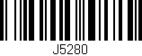 Código de barras (EAN, GTIN, SKU, ISBN): 'J5280'