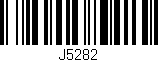Código de barras (EAN, GTIN, SKU, ISBN): 'J5282'