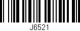 Código de barras (EAN, GTIN, SKU, ISBN): 'J6521'