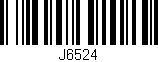 Código de barras (EAN, GTIN, SKU, ISBN): 'J6524'