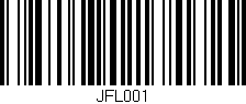 Código de barras (EAN, GTIN, SKU, ISBN): 'JFL001'