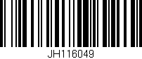 Código de barras (EAN, GTIN, SKU, ISBN): 'JH116049'