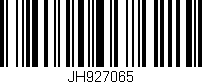 Código de barras (EAN, GTIN, SKU, ISBN): 'JH927065'