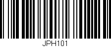 Código de barras (EAN, GTIN, SKU, ISBN): 'JPH101'