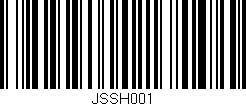 Código de barras (EAN, GTIN, SKU, ISBN): 'JSSH001'