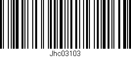 Código de barras (EAN, GTIN, SKU, ISBN): 'Jhc03103'