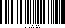 Código de barras (EAN, GTIN, SKU, ISBN): 'Jhc03123'