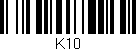 Código de barras (EAN, GTIN, SKU, ISBN): 'K10'