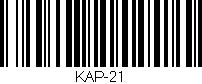 Código de barras (EAN, GTIN, SKU, ISBN): 'KAP-21'