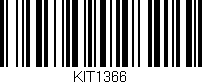 Código de barras (EAN, GTIN, SKU, ISBN): 'KIT1366'