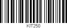 Código de barras (EAN, GTIN, SKU, ISBN): 'KIT250'