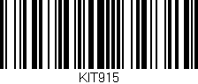 Código de barras (EAN, GTIN, SKU, ISBN): 'KIT915'