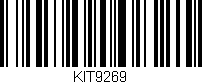 Código de barras (EAN, GTIN, SKU, ISBN): 'KIT9269'