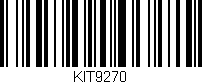 Código de barras (EAN, GTIN, SKU, ISBN): 'KIT9270'