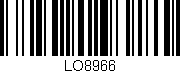 Código de barras (EAN, GTIN, SKU, ISBN): 'LO8966'