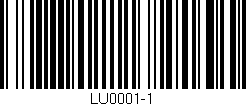 Código de barras (EAN, GTIN, SKU, ISBN): 'LU0001-1'