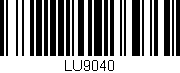 Código de barras (EAN, GTIN, SKU, ISBN): 'LU9040'