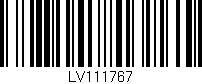 Código de barras (EAN, GTIN, SKU, ISBN): 'LV111767'