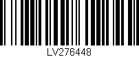 Código de barras (EAN, GTIN, SKU, ISBN): 'LV276448'