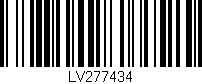 Código de barras (EAN, GTIN, SKU, ISBN): 'LV277434'