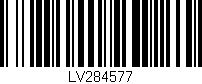 Código de barras (EAN, GTIN, SKU, ISBN): 'LV284577'