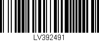 Código de barras (EAN, GTIN, SKU, ISBN): 'LV392491'