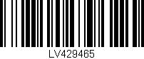Código de barras (EAN, GTIN, SKU, ISBN): 'LV429465'