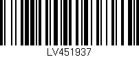 Código de barras (EAN, GTIN, SKU, ISBN): 'LV451937'