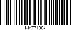 Código de barras (EAN, GTIN, SKU, ISBN): 'MAT71084'