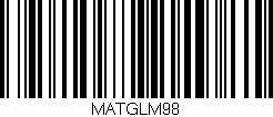 Código de barras (EAN, GTIN, SKU, ISBN): 'MATGLM98'