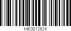 Código de barras (EAN, GTIN, SKU, ISBN): 'MB3012624'