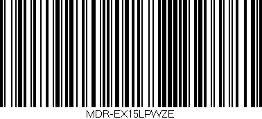 Código de barras (EAN, GTIN, SKU, ISBN): 'MDR-EX15LPWZE'