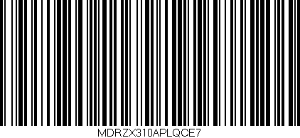 Código de barras (EAN, GTIN, SKU, ISBN): 'MDRZX310APLQCE7'