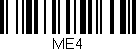 Código de barras (EAN, GTIN, SKU, ISBN): 'ME4'