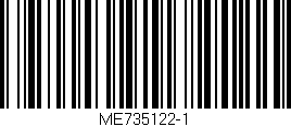 Código de barras (EAN, GTIN, SKU, ISBN): 'ME735122-1'