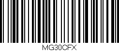 Código de barras (EAN, GTIN, SKU, ISBN): 'MG30CFX'